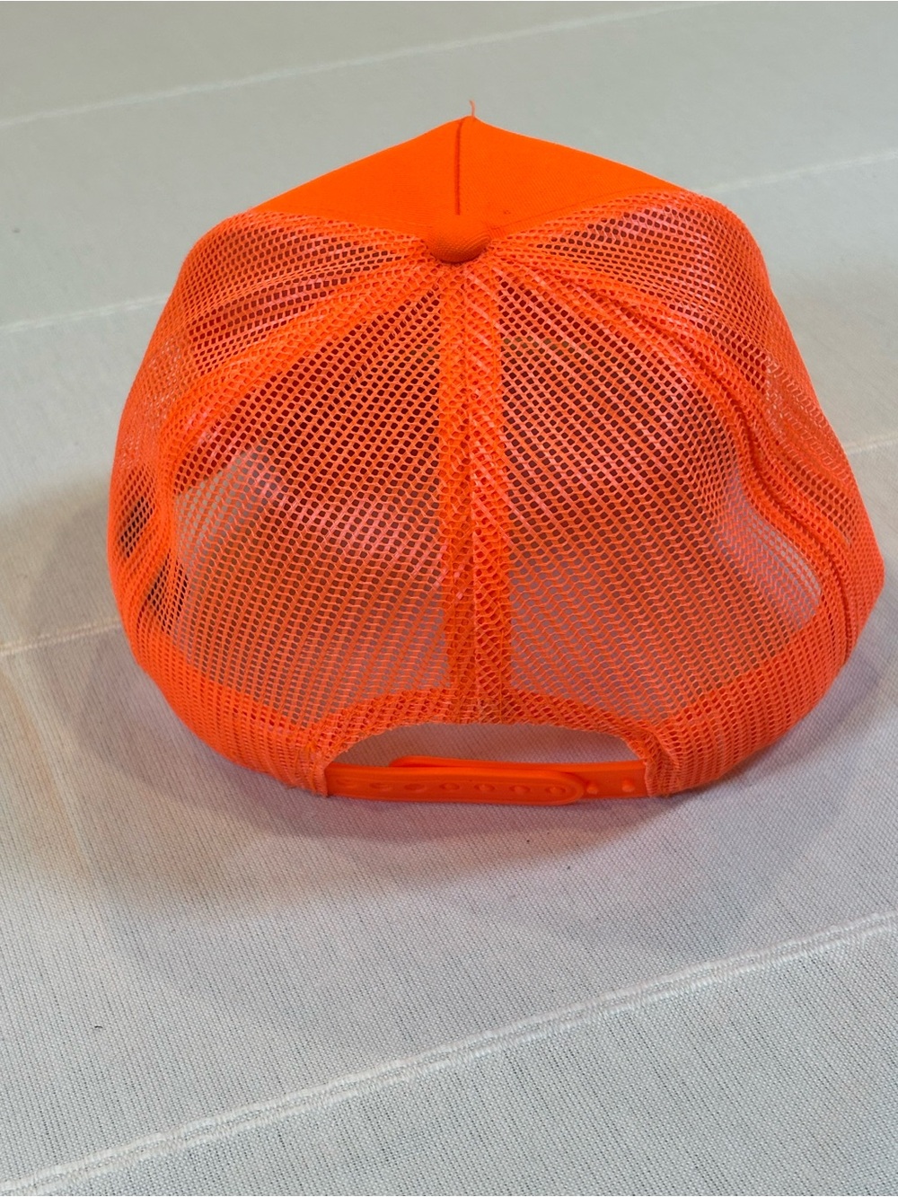 Happy Dad Hard Seltzer Neon Orange Trucker Hat - Picture 3 of 5